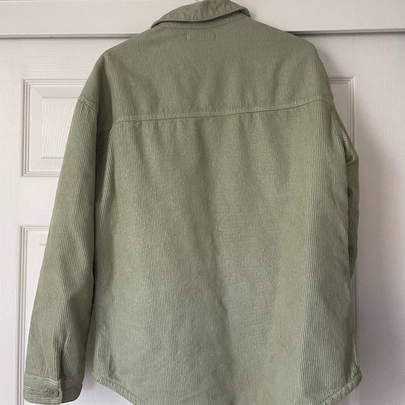 Pacsun light green corduroy jacket - Picture 2 of 4